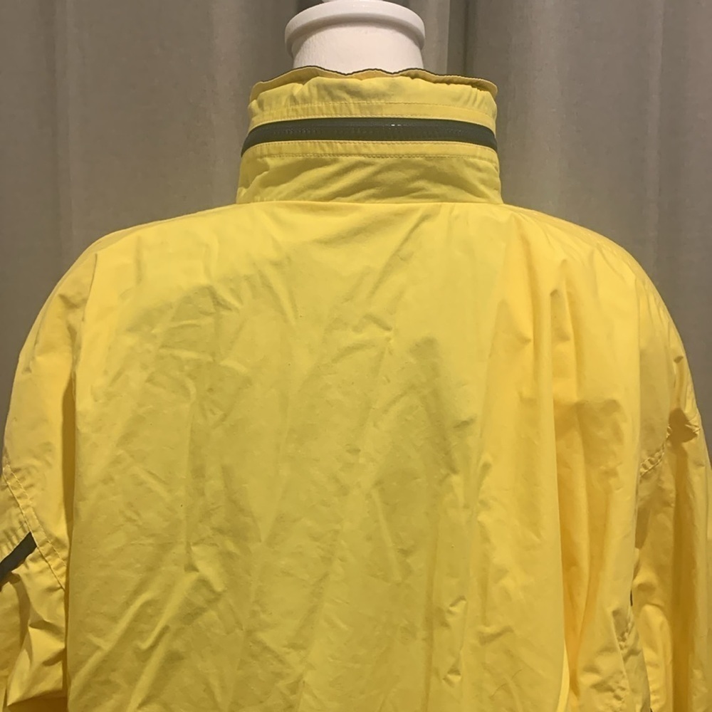 London Fog w/“Stamp of Approval” Yellow & Blue Jacket Size Large - Picture 5 of 16